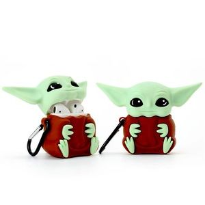 Wifantien Yoda Baby Case for AirPod Soft Silicone Case Keychain for Airpods NWT